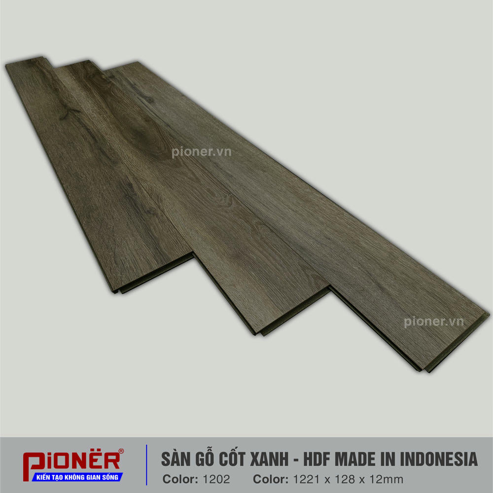 sàn gỗ cốt xanh Pioner 1202-2 sàn gỗ cốt xanh Pioner 1202-2