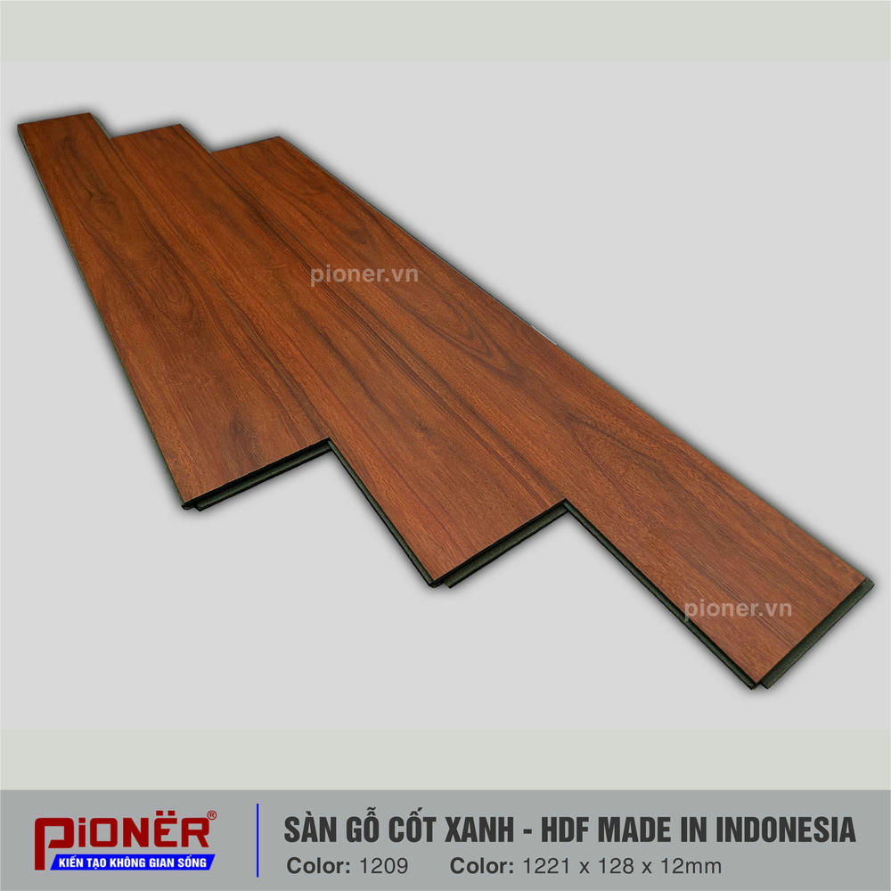 sàn gỗ cốt xanh Pioner 1209-1 sàn gỗ cốt xanh Pioner 1209-1